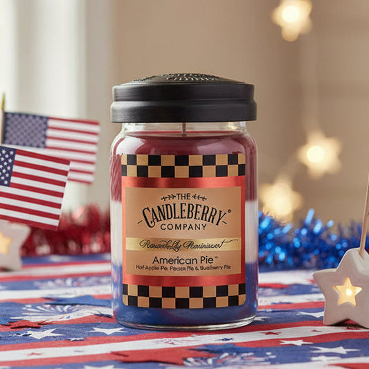 Hand-poured American Pie Large Jar Candle - Made in the U.S.A.