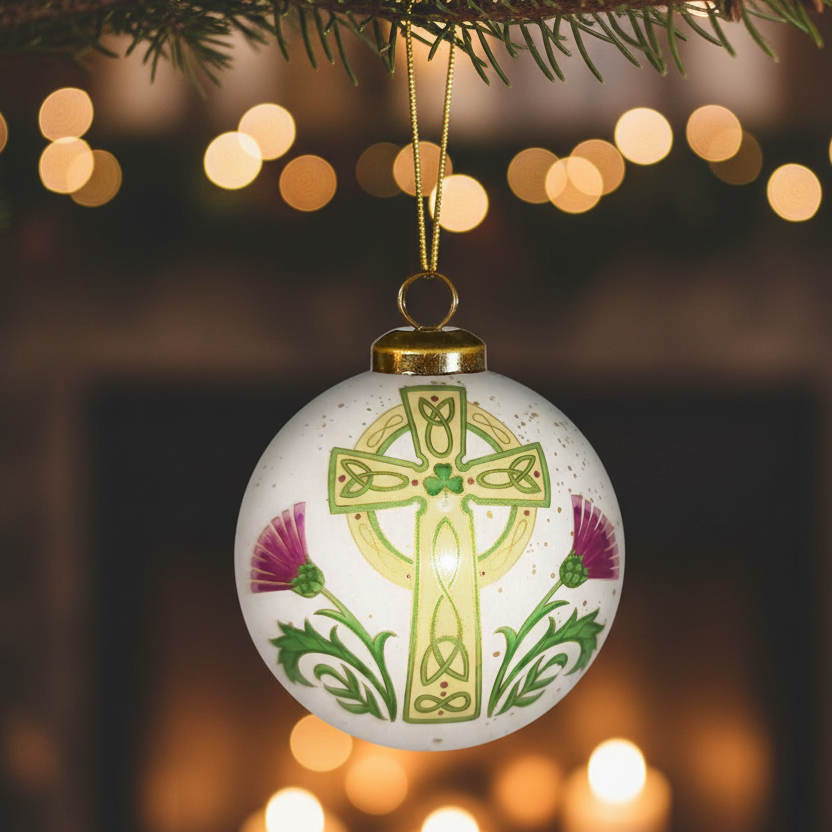 Celtic Cross Ornament - Handmade