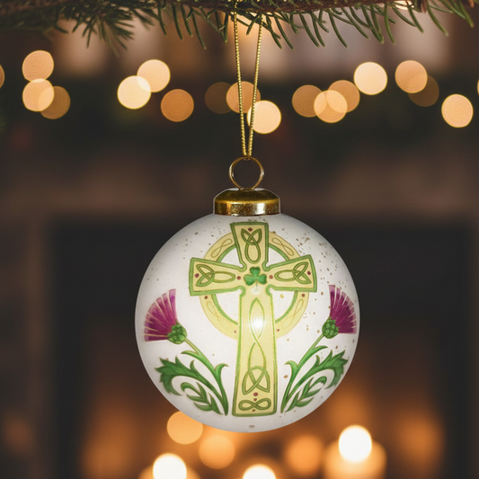 Celtic Cross Ornament - Handmade