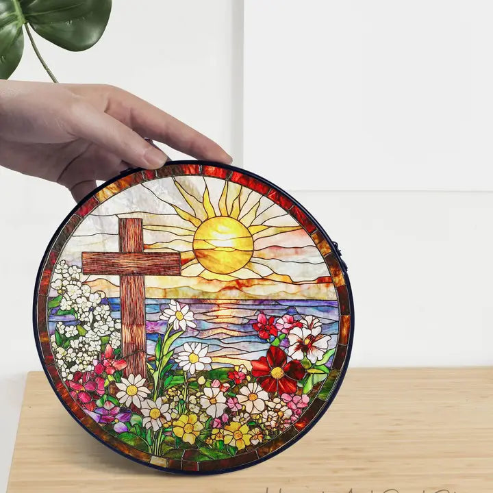 Springtime Cross Suncatcher