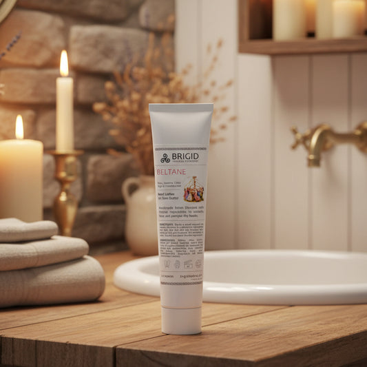 Beltane Natural Hand Lotion - Rose, Jasmine, Clary Sage, and Frankincense