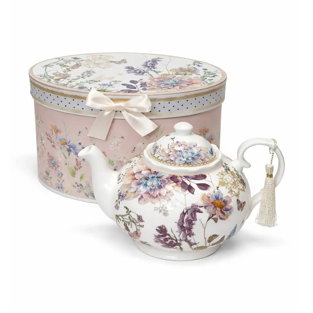 Wildflower Meadow Fine China Teapot