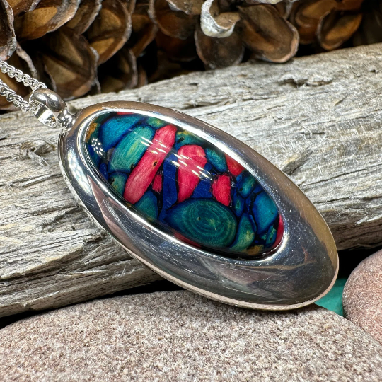 Scottish Highlands Heathergems Necklace - Handmade in Scotland — view 10