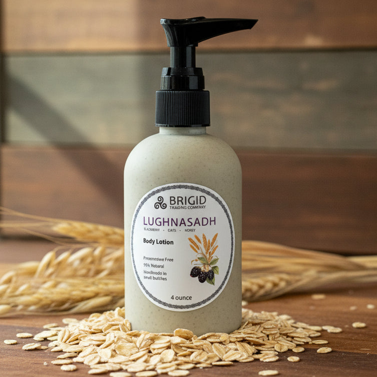 Lughnasadh Natural Body Lotion - Blackberry, Oats, and Honey