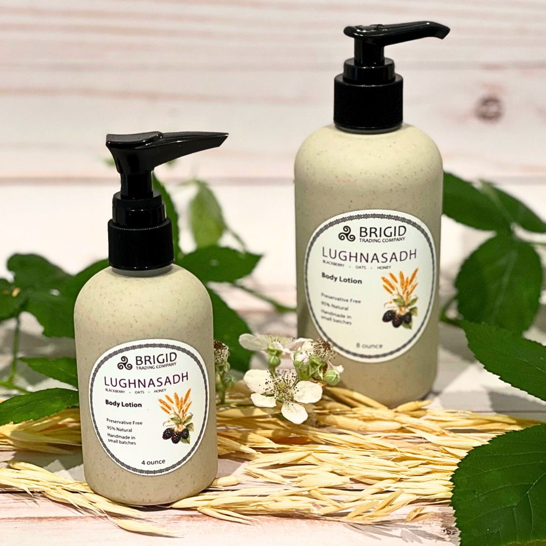 Lughnasadh Natural Body Lotion - Blackberry, Oats, and Honey — view 3