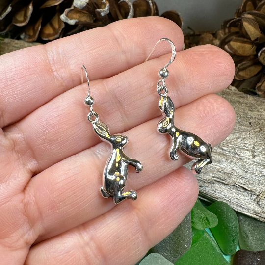 Woodland Rabbit Earrings — view 3