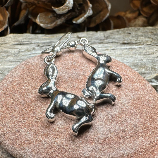 Woodland Rabbit Earrings — view 8