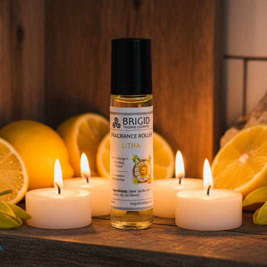 Litha Fragrance Roller – Lemon & Orange Natural Fragrance Oil