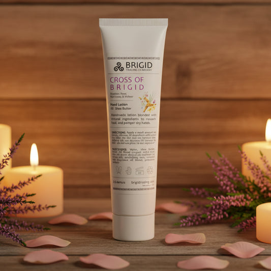 Imbolc Natural Hand Lotion - Heather, Rose, Narcissus, and Vetiver