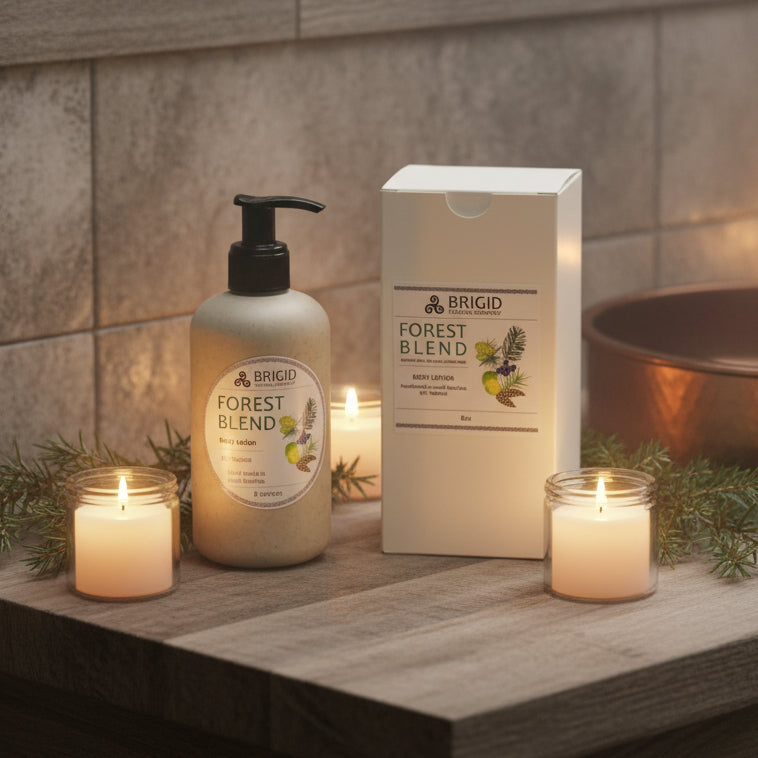 Forest Blend Natural Body Lotion - Juniper, Pine, Balsam, Cedar, and Lime — view 2