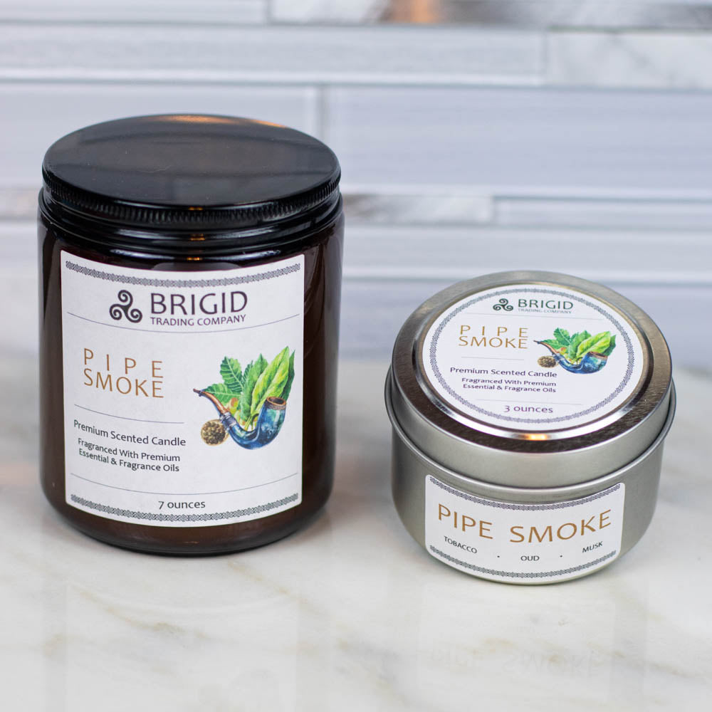 Pipe Smoke Soy Wax Candle - Cuban Tobacco, Smoked Oud, and Deep Resins — view 4