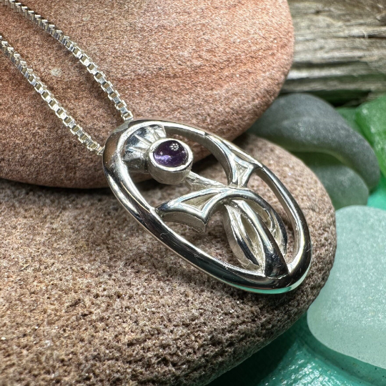 Fife Thistle Necklace — view 3