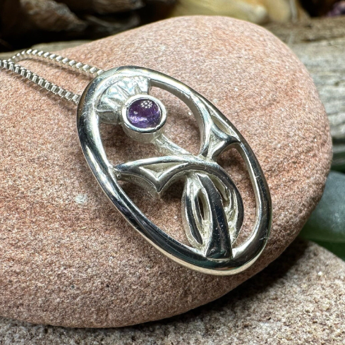 Fife Thistle Necklace — view 2