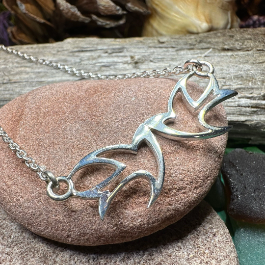 Iona Abbey Peace Doves Necklace — view 3