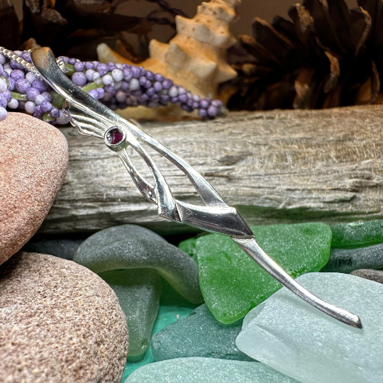 Modern Thistle Necklace — view 3