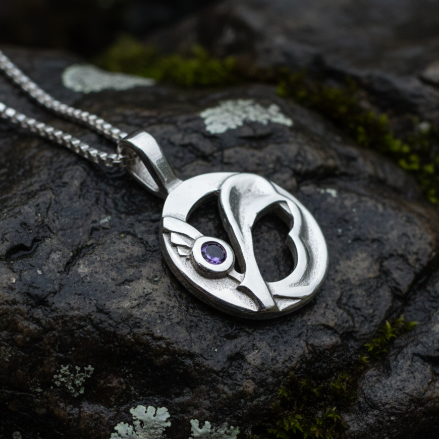 Alloa Thistle Necklace — view 2