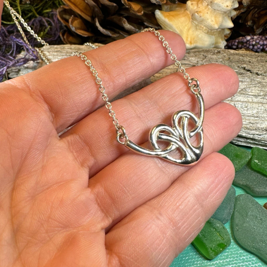 Daphne Celtic Heart Necklace — view 6