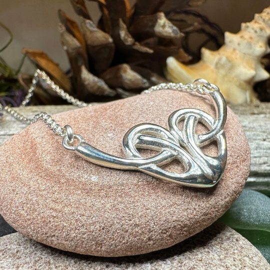 Daphne Celtic Heart Necklace — view 4