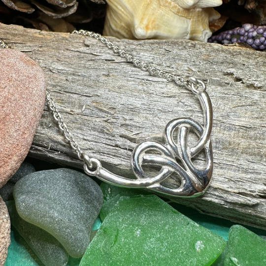 Daphne Celtic Heart Necklace — view 5