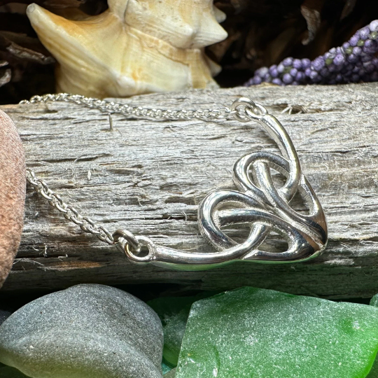Daphne Celtic Heart Necklace — view 8