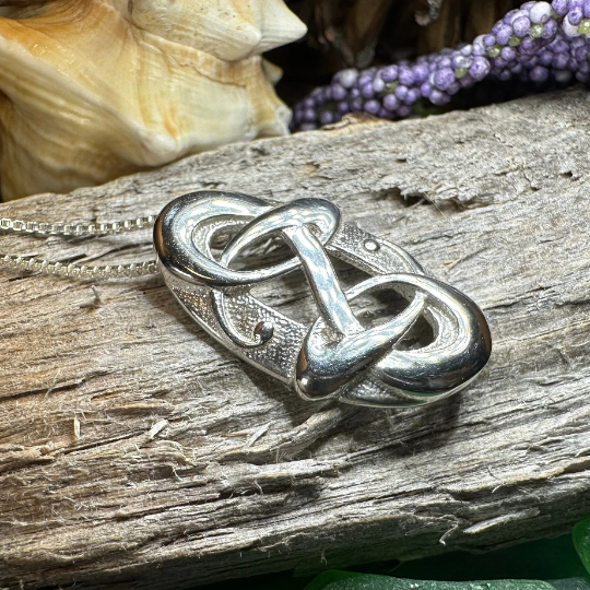 Nadine Modern Celtic Knot Necklace — view 5