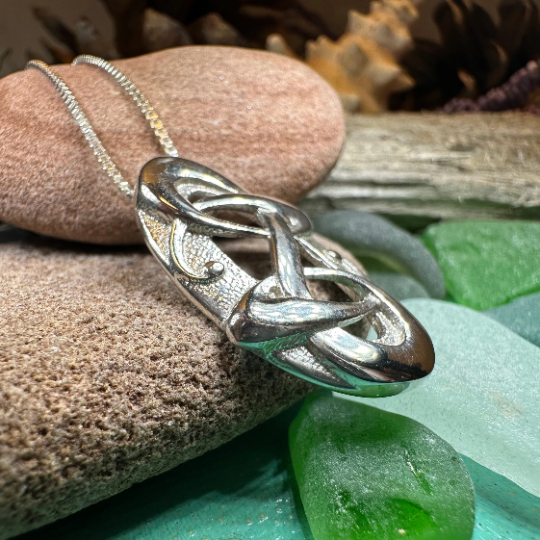 Nadine Modern Celtic Knot Necklace — view 7