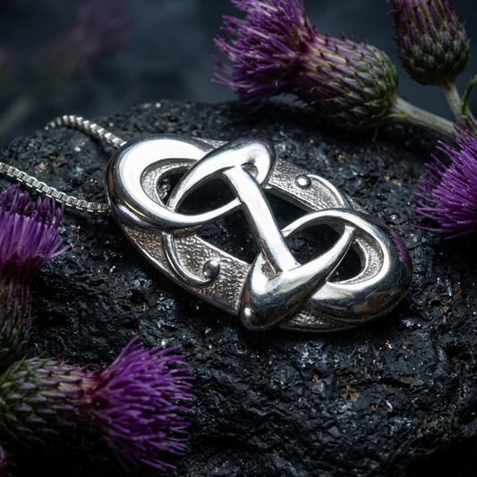Nadine Modern Celtic Knot Necklace — view 8