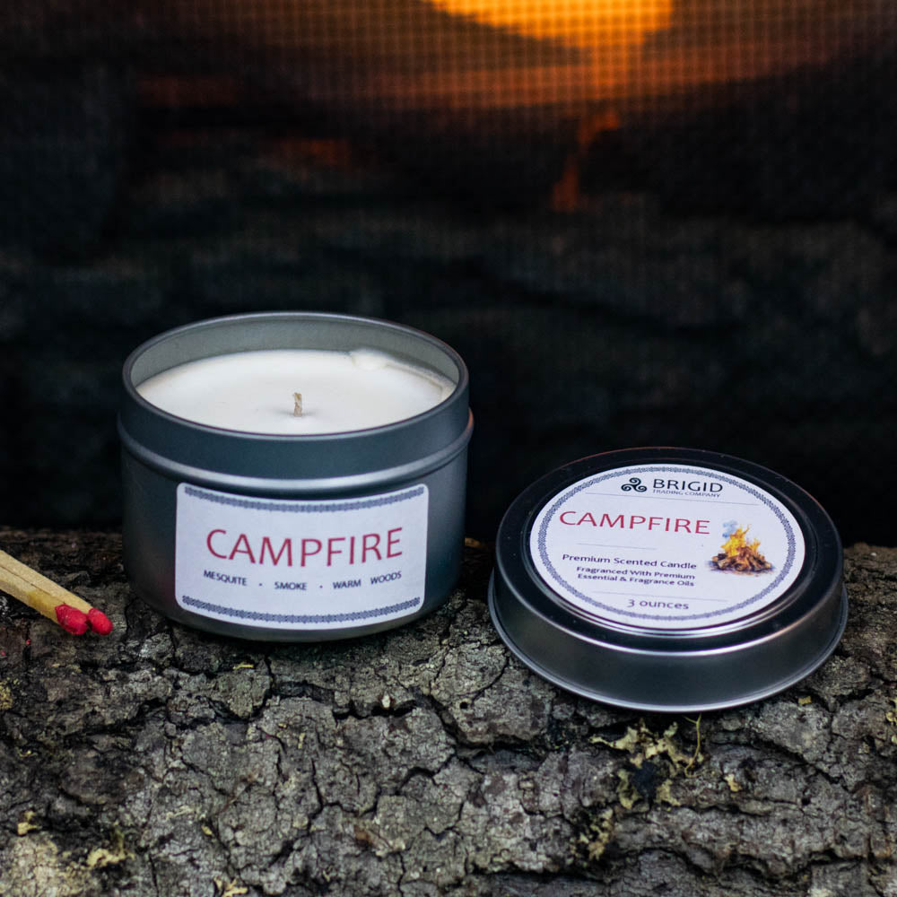 Campfire Soy Wax Candle - Mesquite, Cedarwood, and Campfire Smoke — view 4