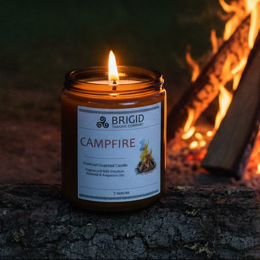Campfire Soy Wax Candle - Mesquite, Cedarwood, and Campfire Smoke