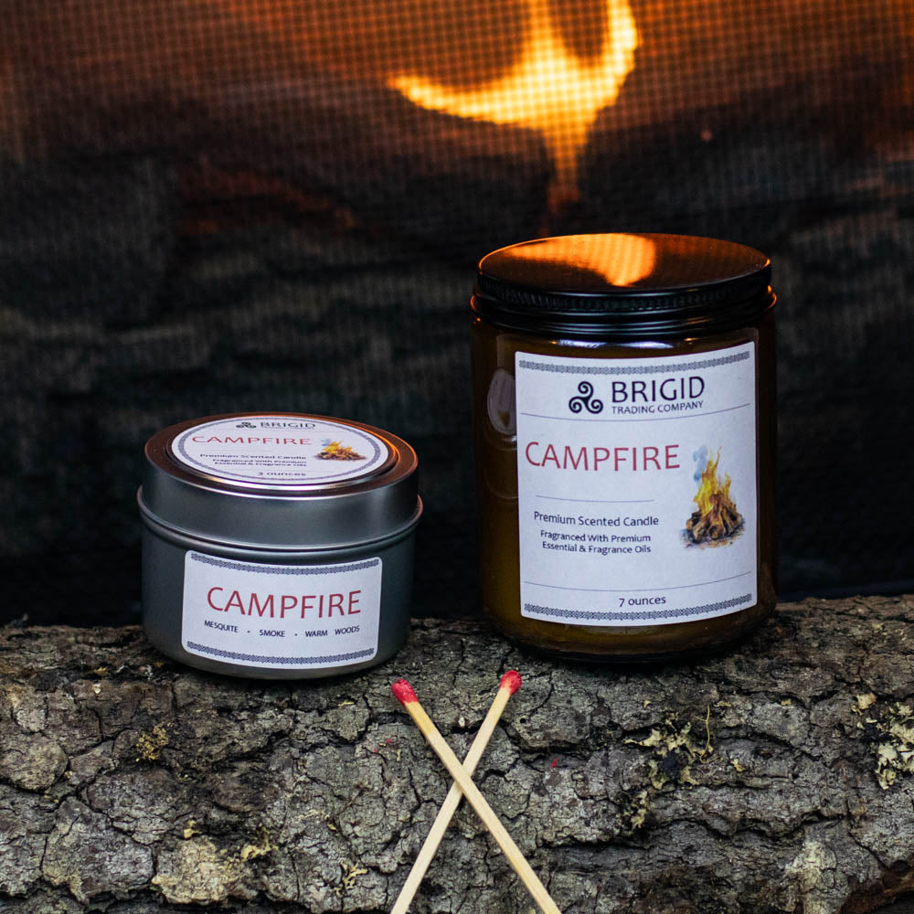 Campfire Soy Wax Candle - Mesquite, Cedarwood, and Campfire Smoke — view 3