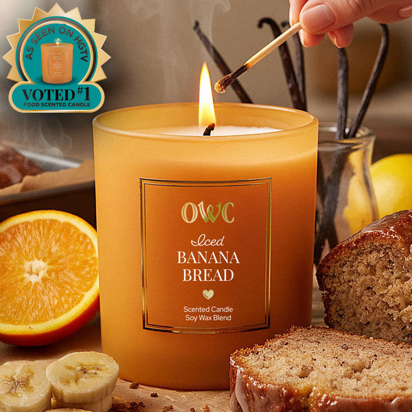 Iced Banana Bread Soy Wax Candle