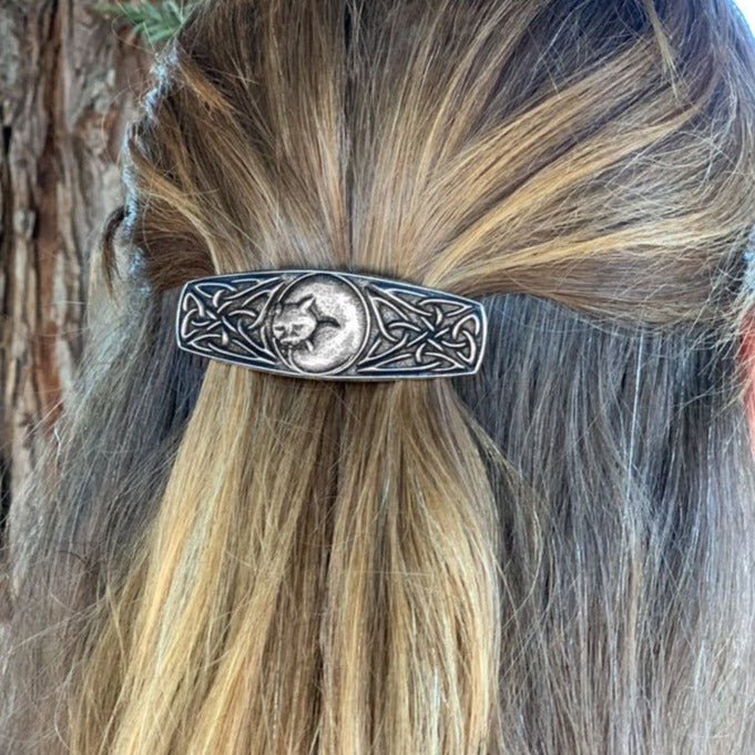 Celtic Cat Hair Clip for Women