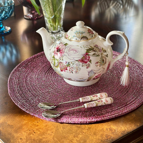Load image into Gallery viewer, Dream Garden Fine China Teapot
