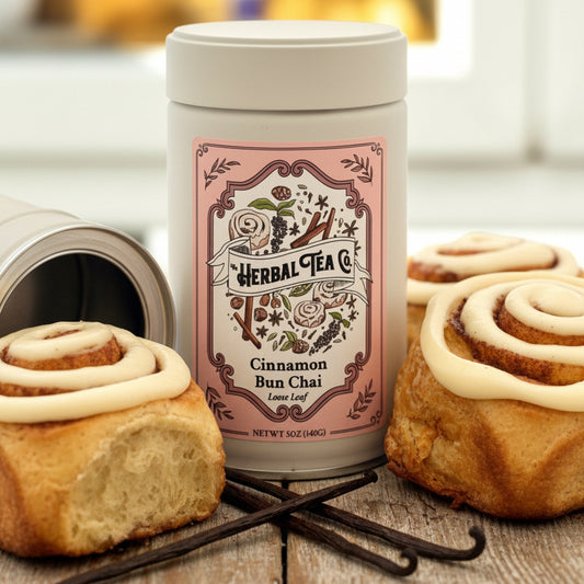 Cinnamon Bun Chai Herbal Tea - Naturally Caffeine Free