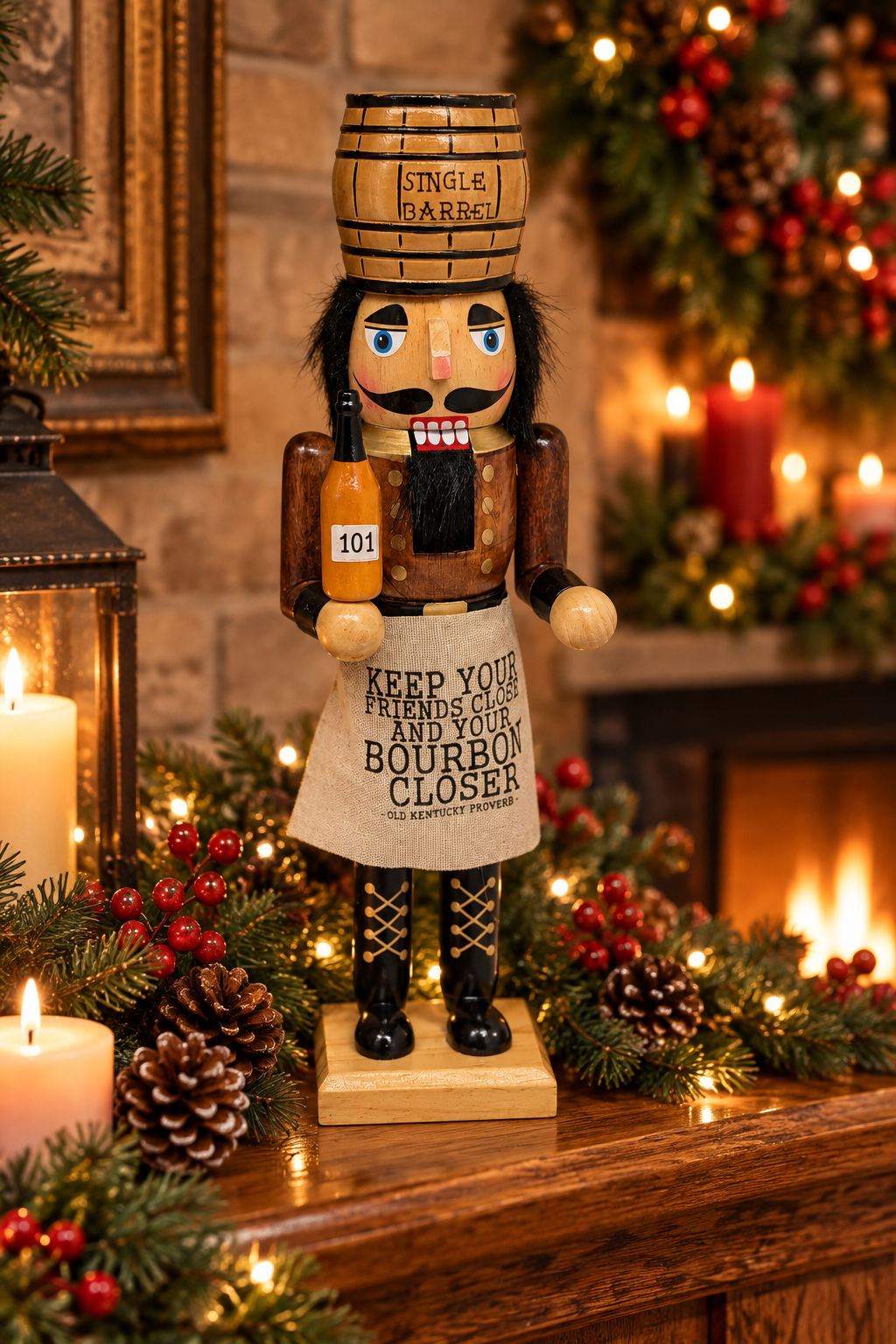 Bourbon Barrel Nutcracker