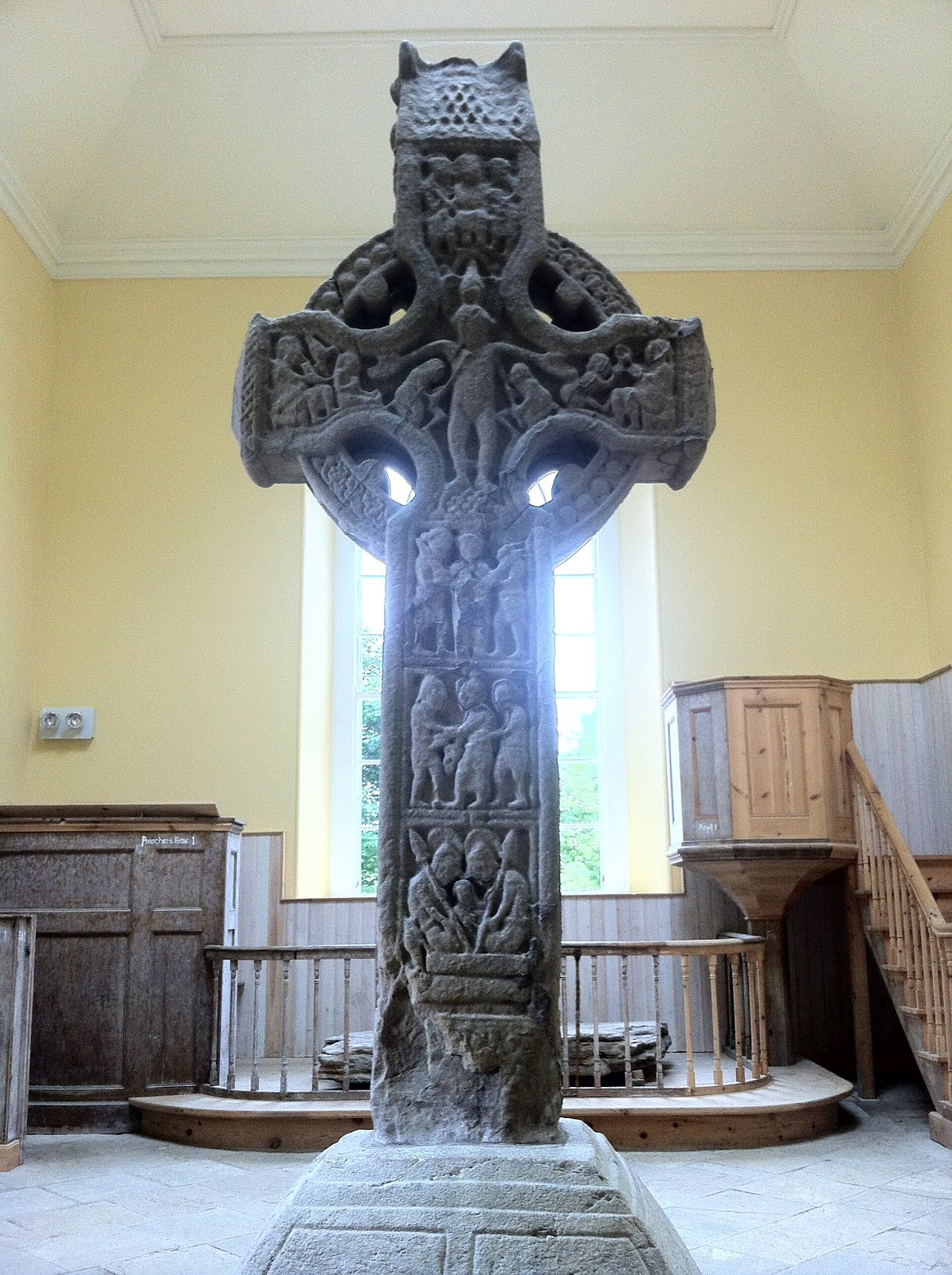 Artisan Irish Durrow Cross Necklace - Handmade in Ireland