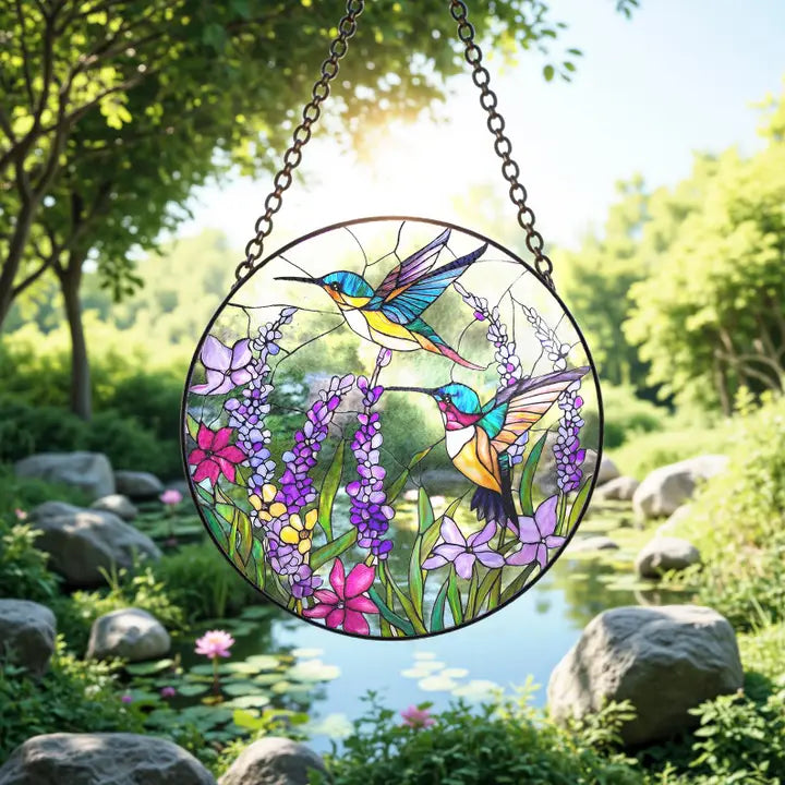 Summer Hummingbird Suncatcher
