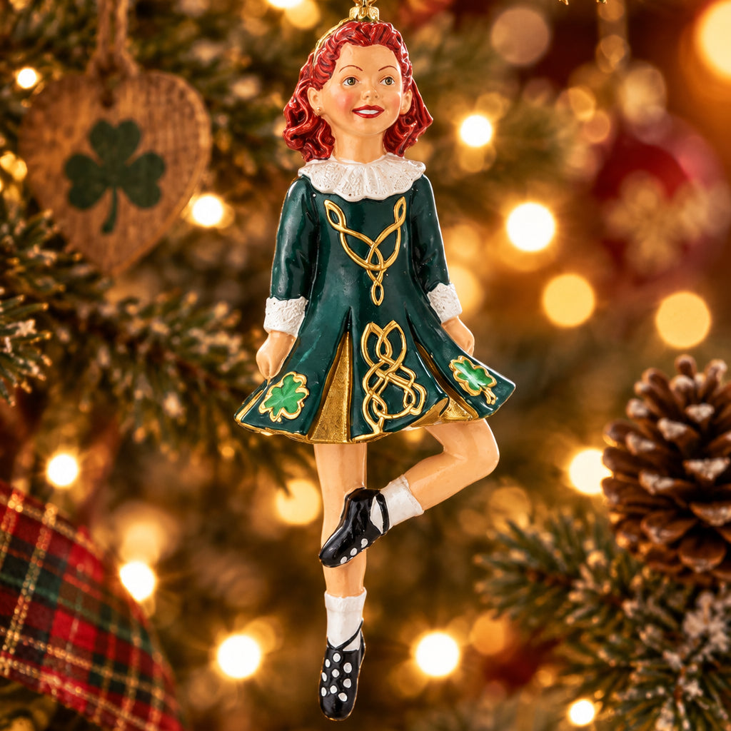 Dancing Irish Girl Ornament by Kurt Adler