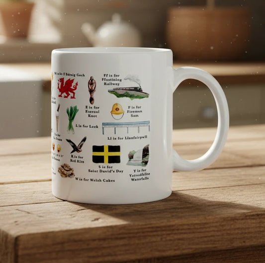 Welsh ABC Mug