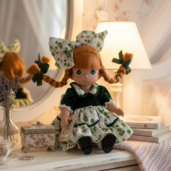 Precious Moments Lucky Ireland Irish Girl Doll