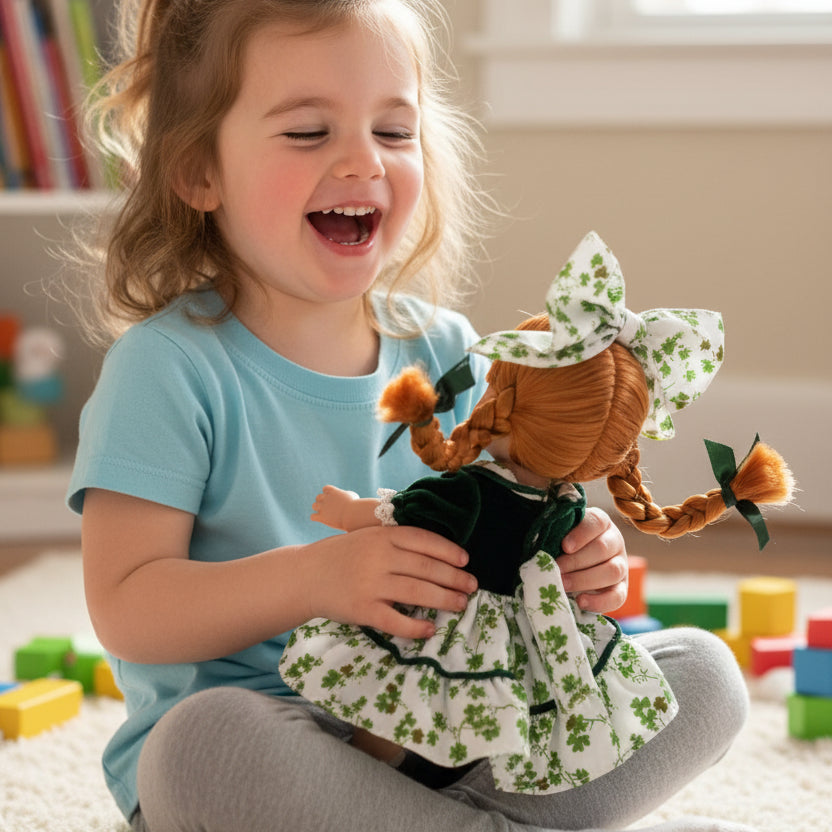 Precious Moments Lucky Ireland Irish Girl Doll