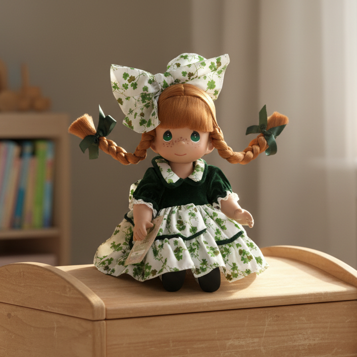 Precious Moments Lucky Ireland Irish Girl Doll