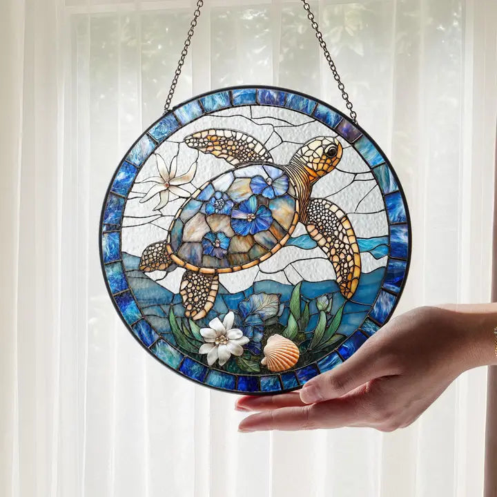 Coastal Sea Turtle Suncatcher
