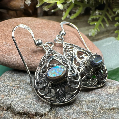Alby Celtic Raindrop Earrings — view 6
