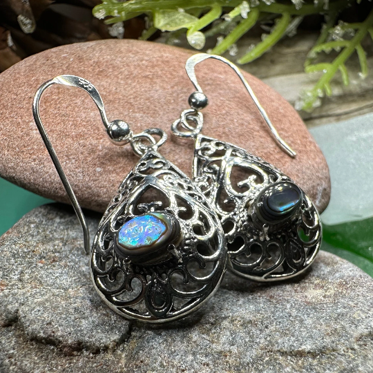 Alby Celtic Raindrop Earrings — view 11