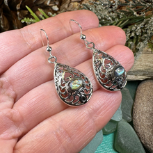 Load image into Gallery viewer, Alby Celtic Raindrop Earrings
