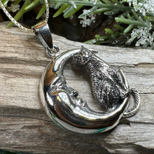Load image into Gallery viewer, Orla Cat Moon Necklace
