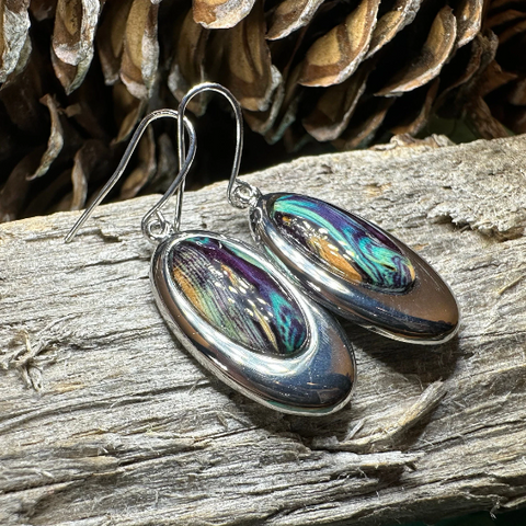 Load image into Gallery viewer, Heathergems Celtic Teardrop Earrings
