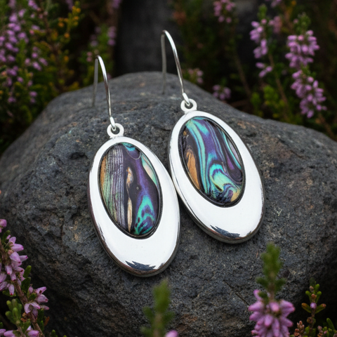 Load image into Gallery viewer, Heathergems Celtic Teardrop Earrings
