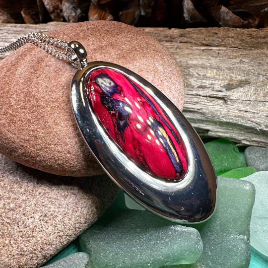Scottish Highlands Heathergems Necklace - Handmade in Scotland — view 9